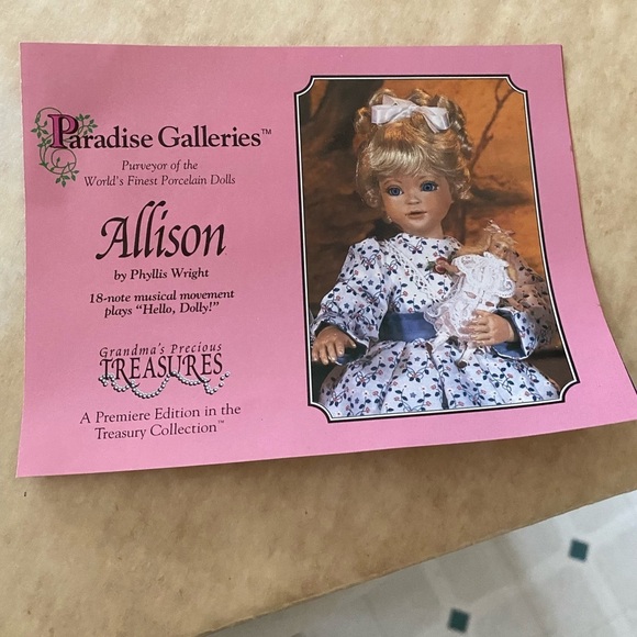 Classic Blue and White Doll by Paradise Galleries - Picture 10 of 10